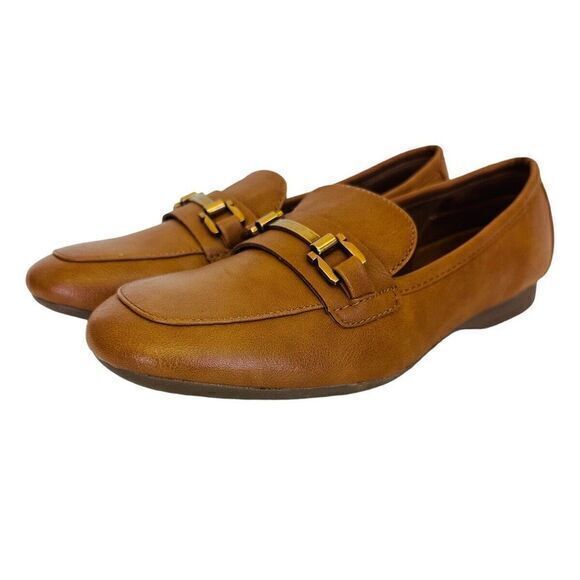Shoes - Eurosoft Women's Kellsie Luggage Flat Loafer Cushion Insole Women's Size 8M NWB